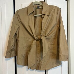 Kenneth Cole Reaction Tie Front Top